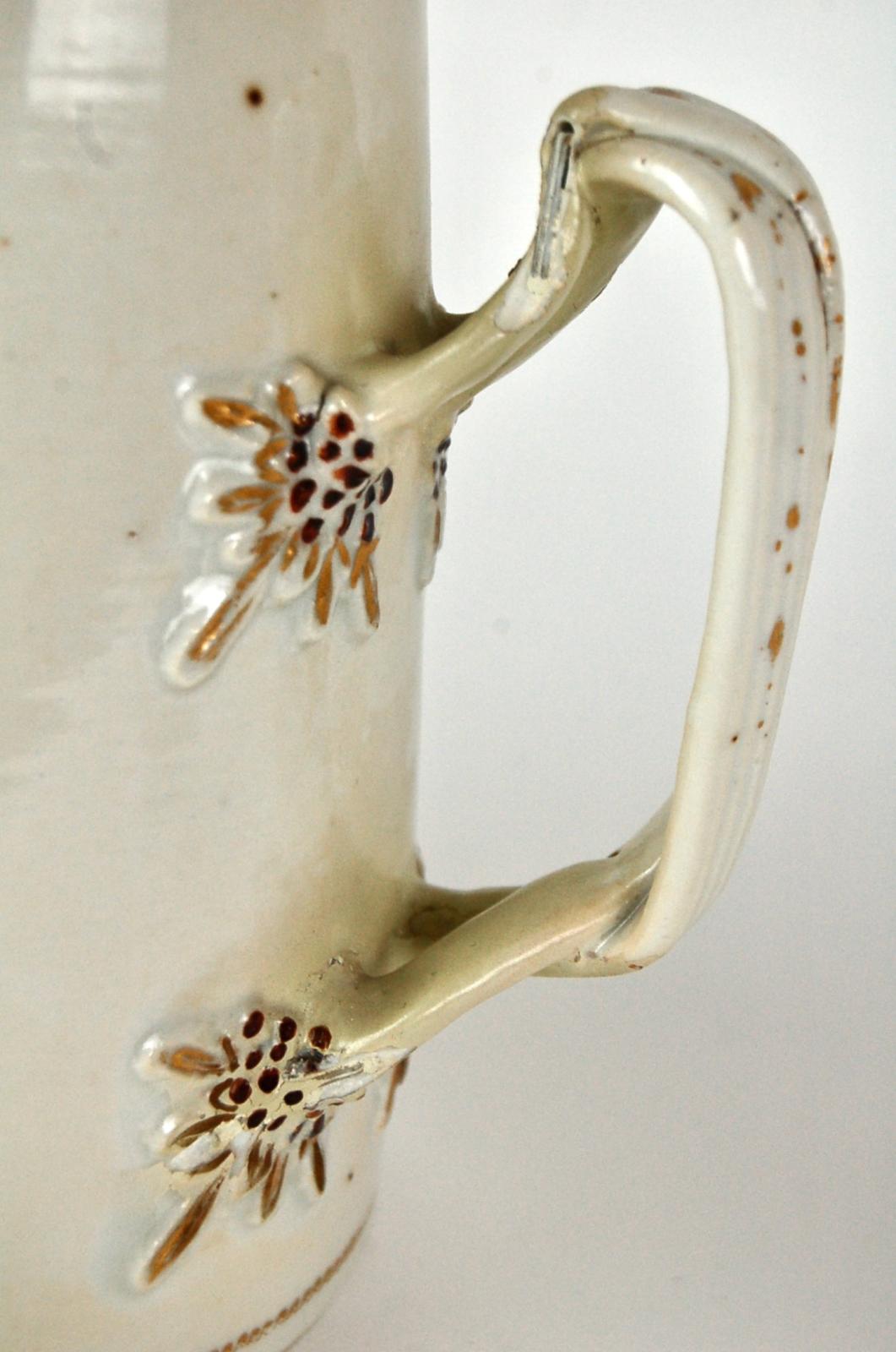 1966.310.2 coffee pot handle detail