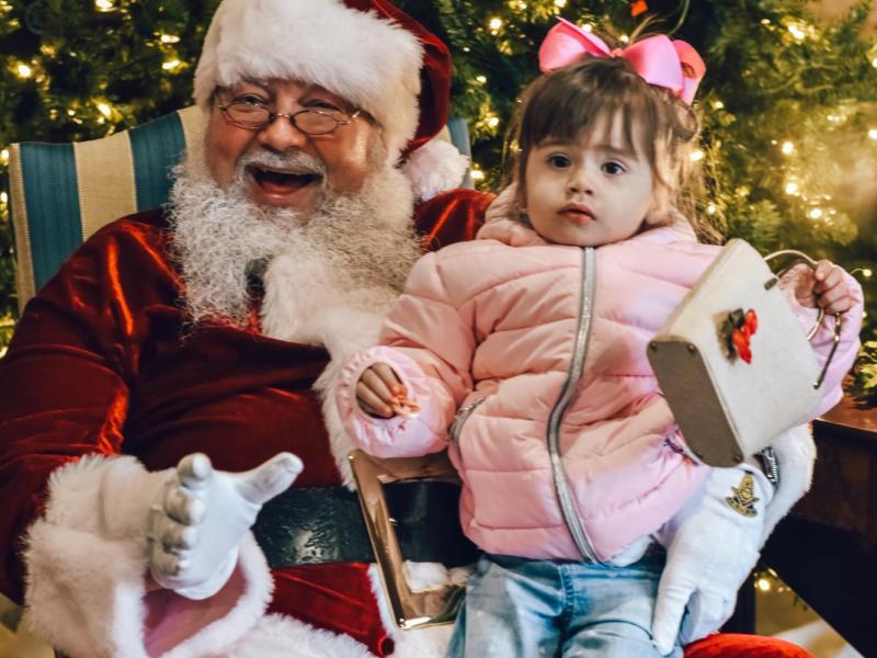 Santa at Twinklefest Historic Odessa