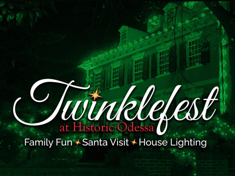 Twinklefest logo with background image