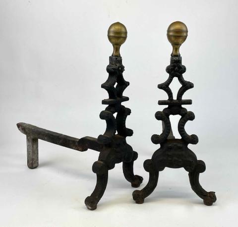1971.839 pair of andirons