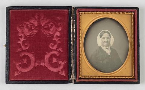 1981.273 daguerreotype of Mercy Janvier