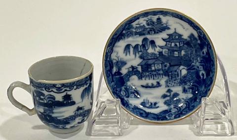 2011.74.8 small coffee cup and saucer