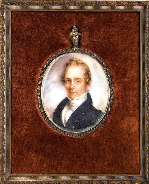 Miniature Portrait of Daniel Corbit