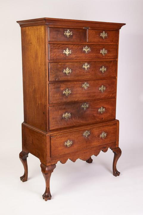 High chest of drawers