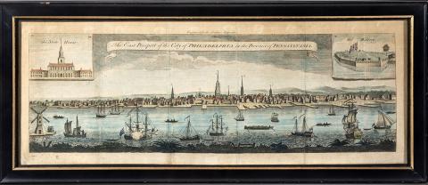 The East Prospect of The City of Philadelphia