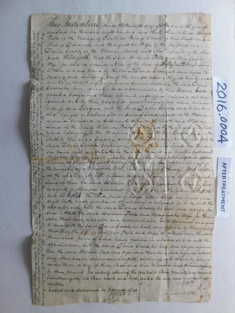 Deed Polk-Corbit recto