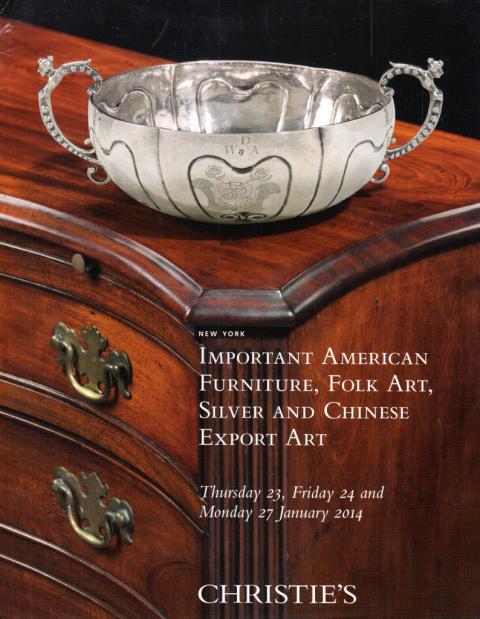 Christie's Americana Week 2010: Sales of Important American Furniture, Folk Art, Silver & Chinese Export Art