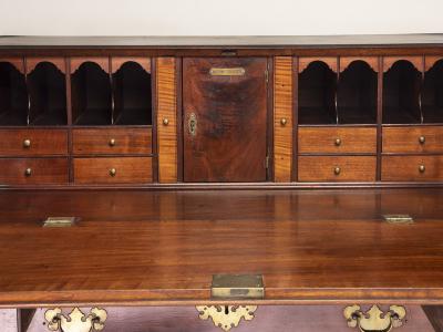 Slant-lid desk detail