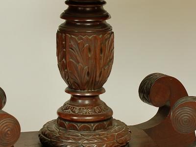 Card table carving