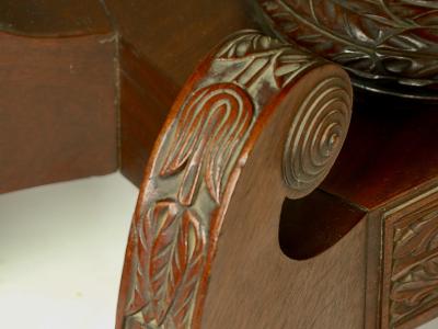 Card table leg panel