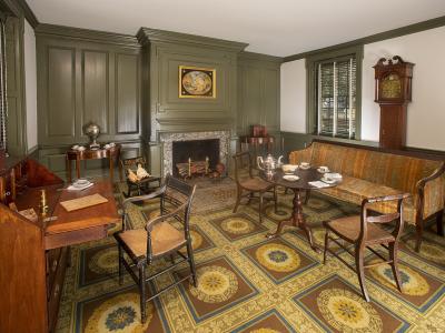 Wilson-Warner parlor looking toward couch