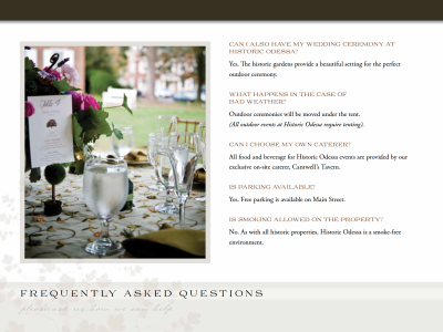 Weddings and Events