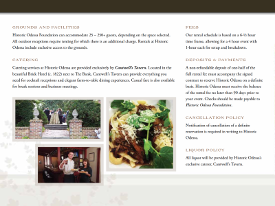 Weddings and Events
