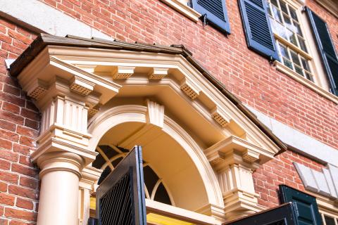 Corbit-Sharp top of doorway detail 1
