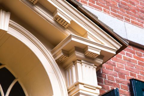 Corbit-Sharp top of doorway detail closeup