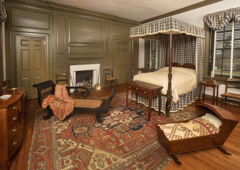 Bedroom in Wilson-Warner house
