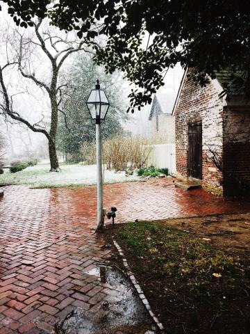 Historic Odessa in the Snow