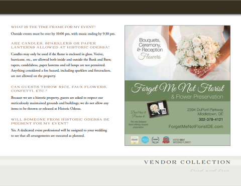 Weddings and Events
