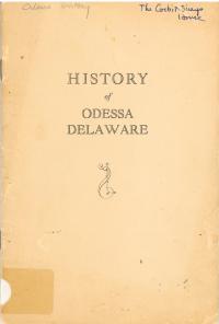 History of Odessa Address at Methodist Episcopal Church 11/18/01