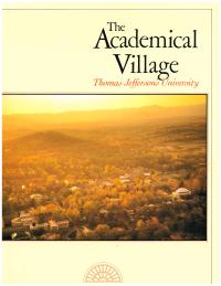 The Academical Village: Thomas Jefferson's University