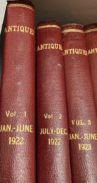 The Magazine Antiques Vol. 1 January-June 1922