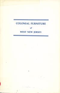 Colonial Furniture of West New Jersey