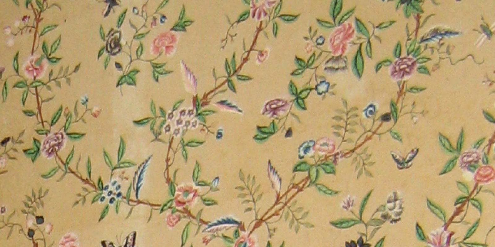 kind of unique export product, 18th century wallpaper