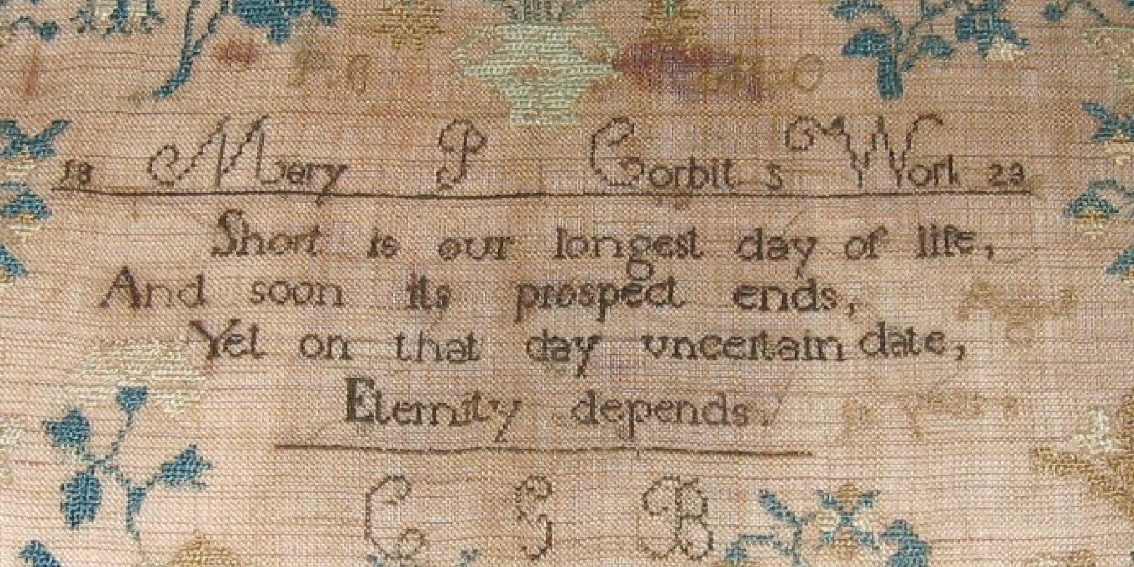 Conservation Workshop: Techniques for Textile Mounts