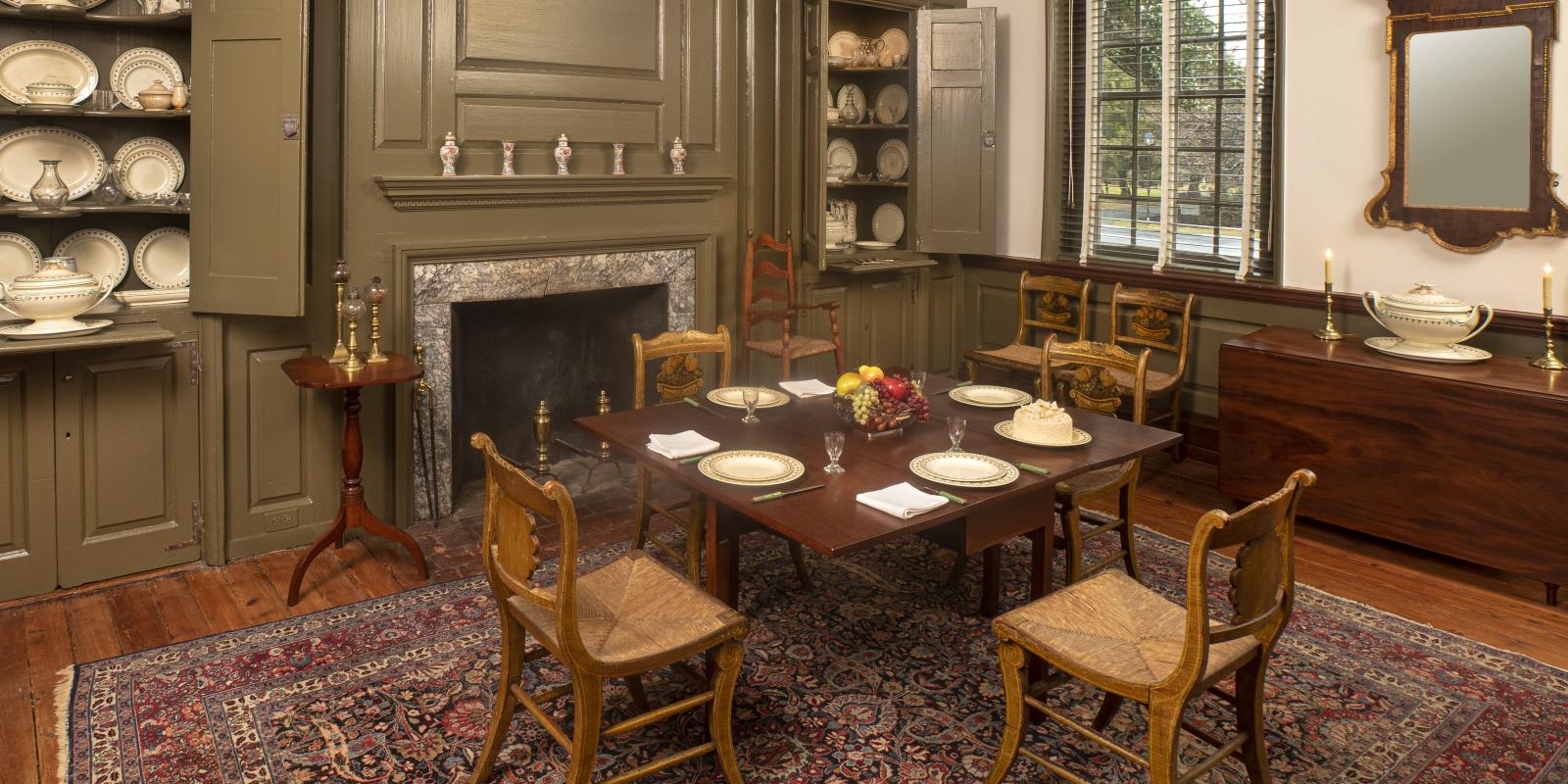 Wilson-Warner House Dining Room setting