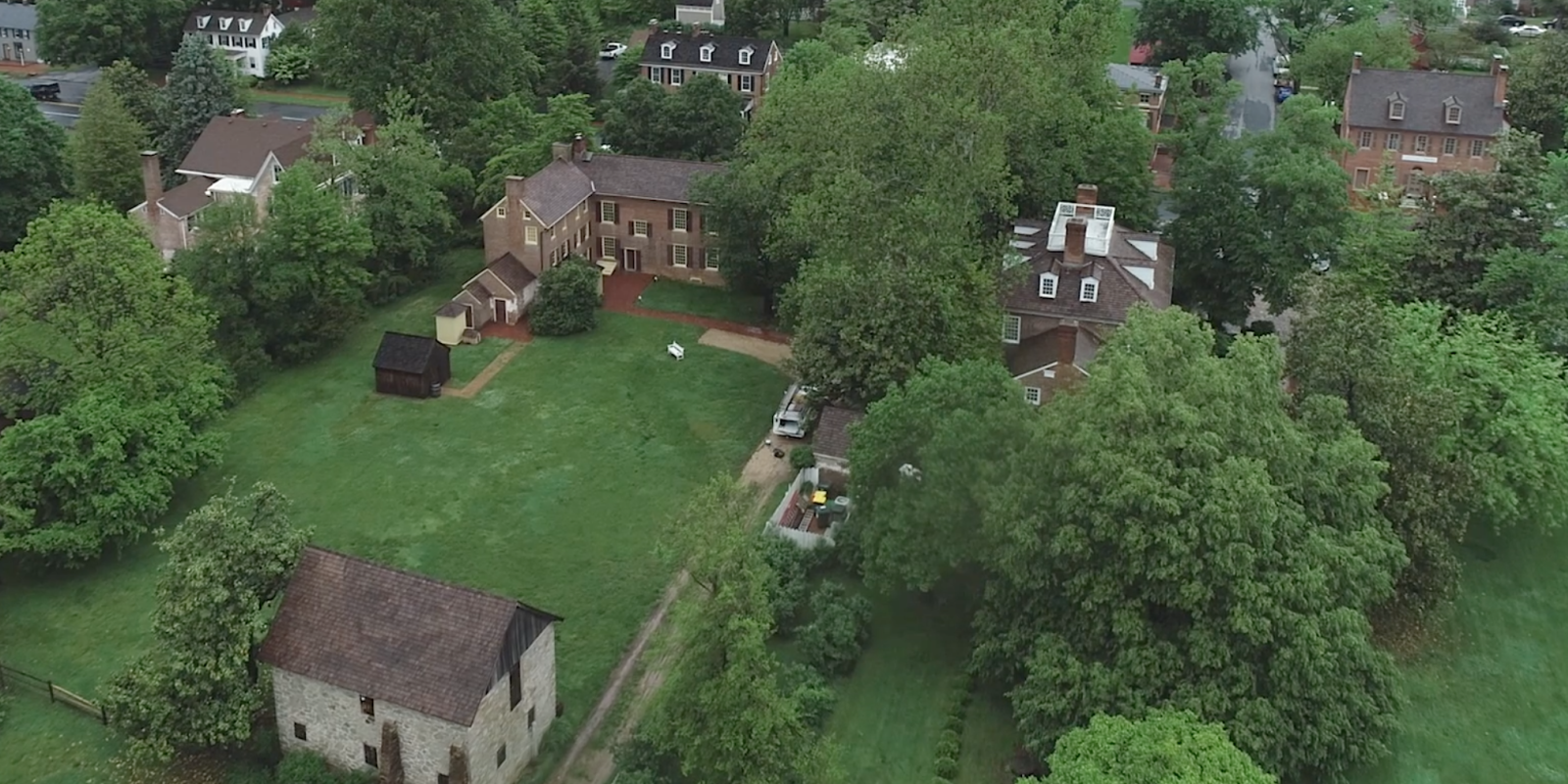Overhead showing Historic Odessa Properties