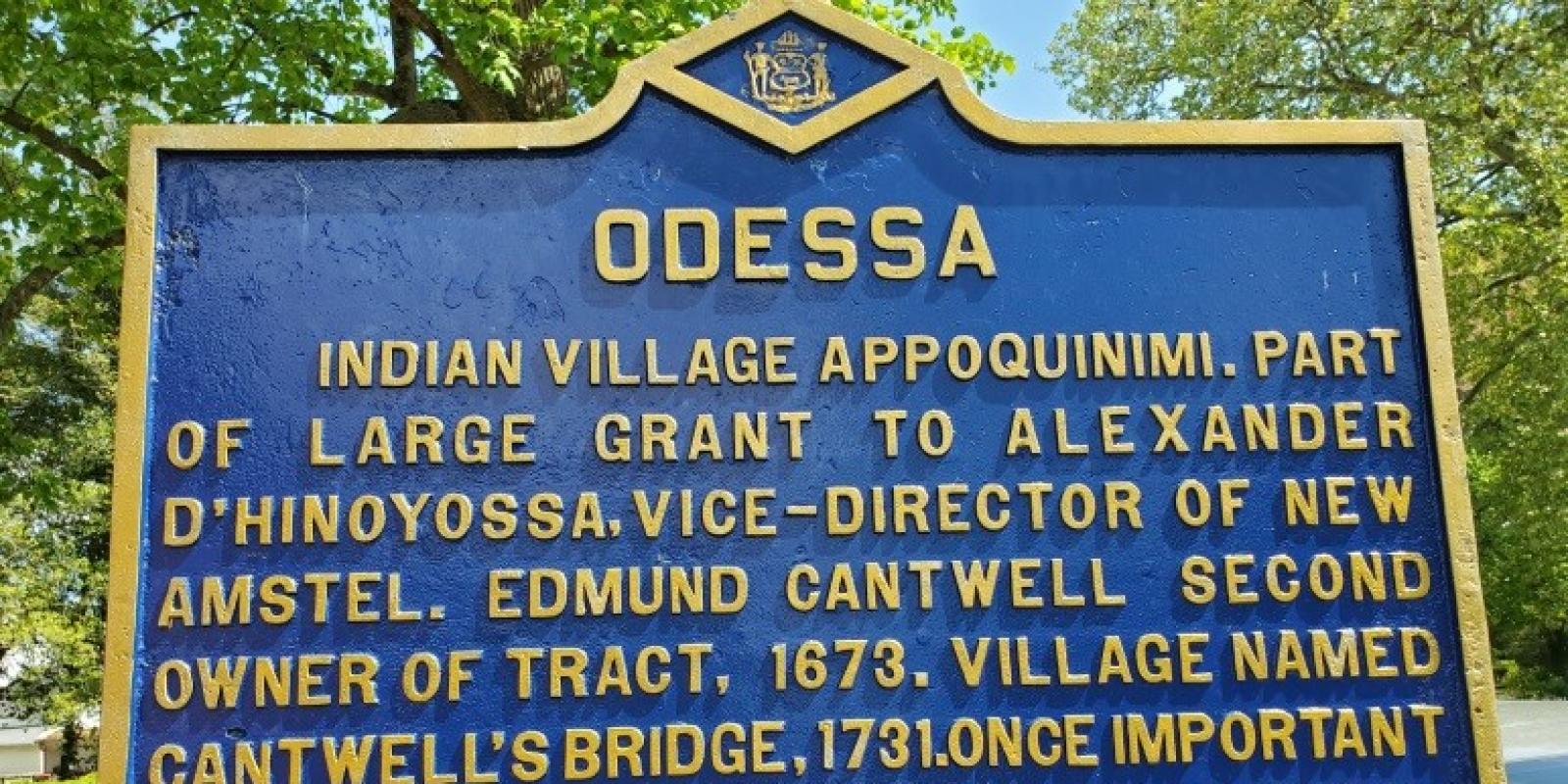 EVENT Odessa Delaware Historic Marker - Rededication