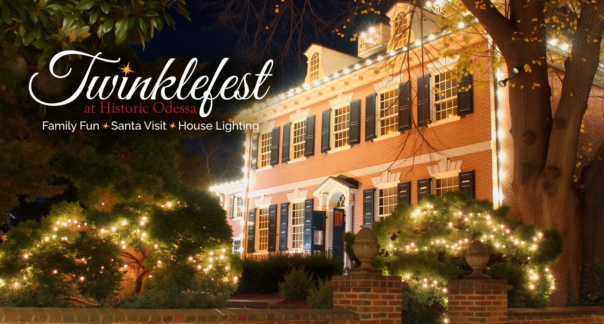 Historic Odessa Lit Up for the Holidays